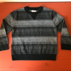 Cat and Jack Black and White Sweater